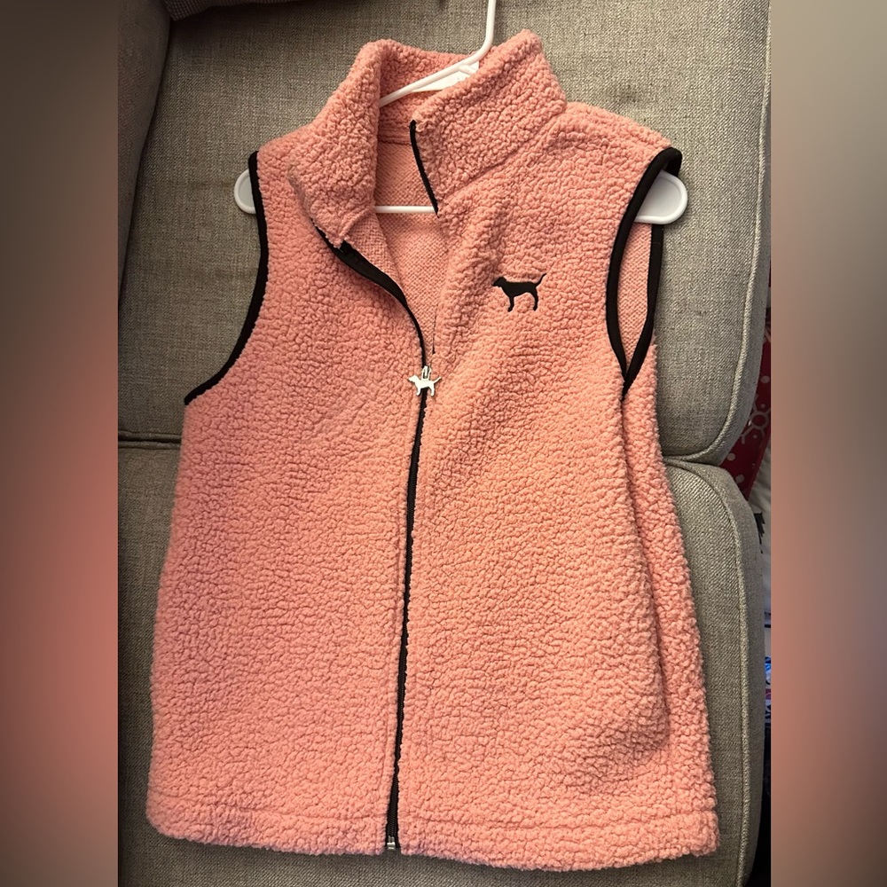 Victorias Secret Pink Sherpa Vest